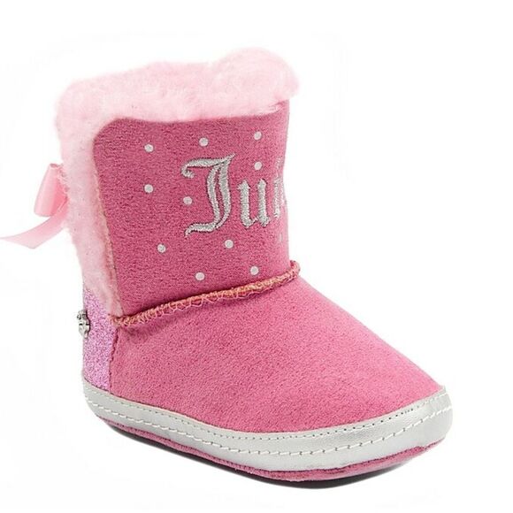Juicy Couture Lil Burbank Crib Boots - Picture 1 of 9